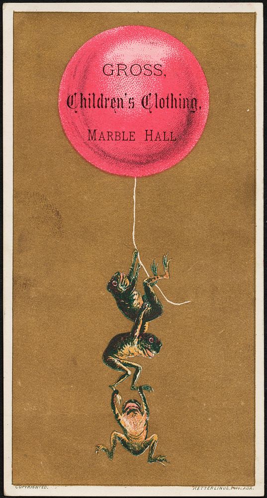             Gross, children's clothing, Marble Hall.          