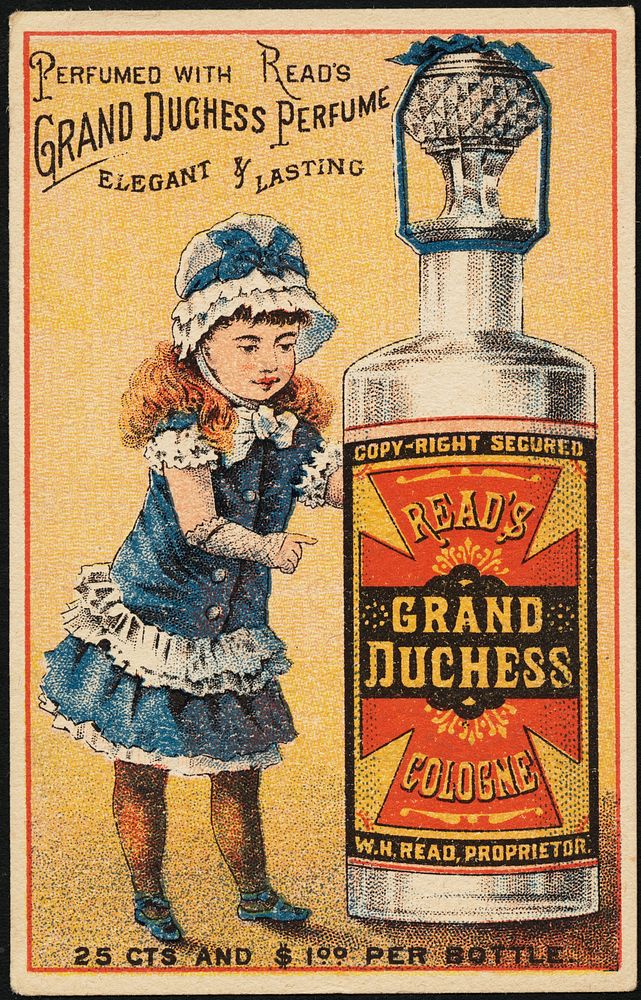             Perfumed with Read's Grand Duchess Perfume, elegant & lasting          