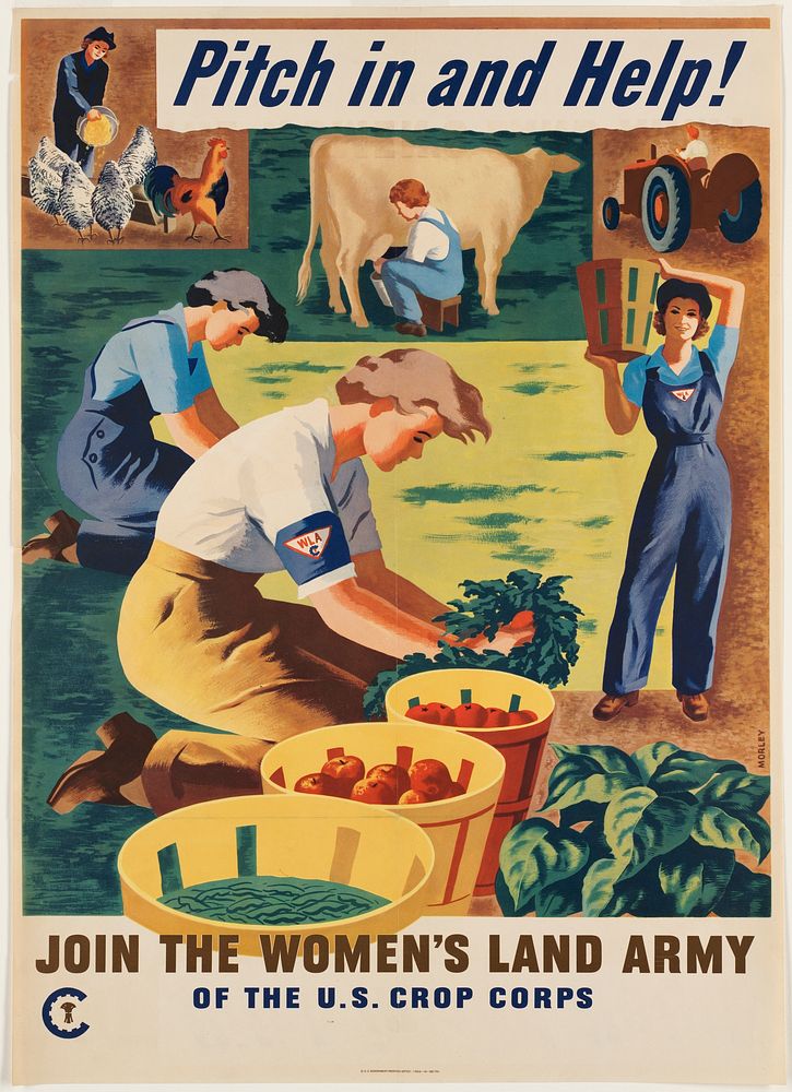             Pitch in and help! Join the Women's Land Army of the U.S. Crop Corps          
