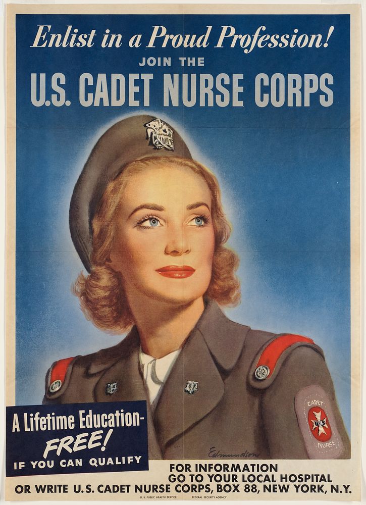             Enlist in a proud profession! Join the U.S. Cadet Nurse Corps          