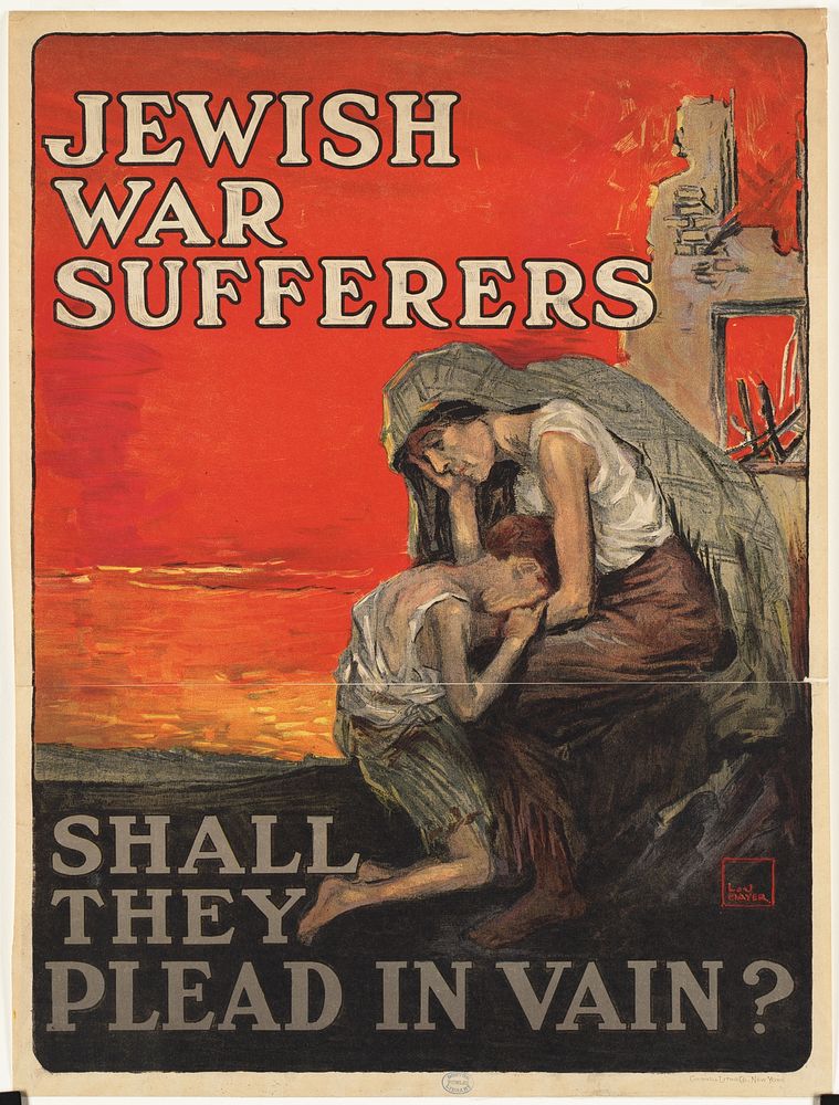             Jewish war sufferers. Shall they plead in vain?          