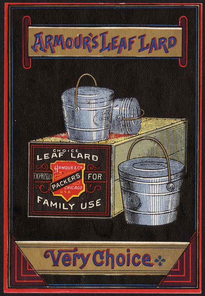             Armour's Leaf Lard, very choice          