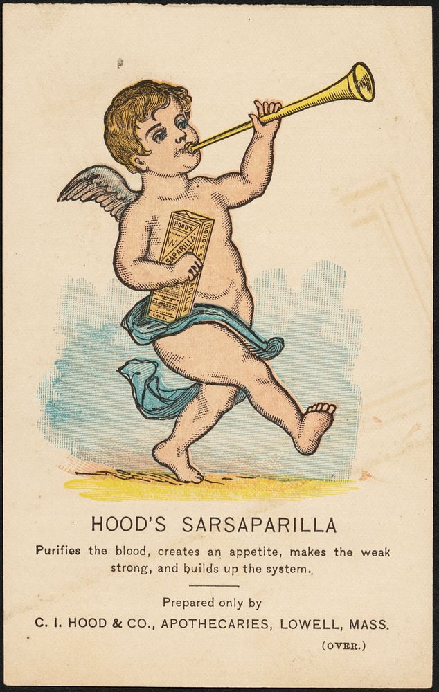             Hood's Sarsaparilla purifies the blood, creates an appetite, makes the weak strong, and builds up the system.   …