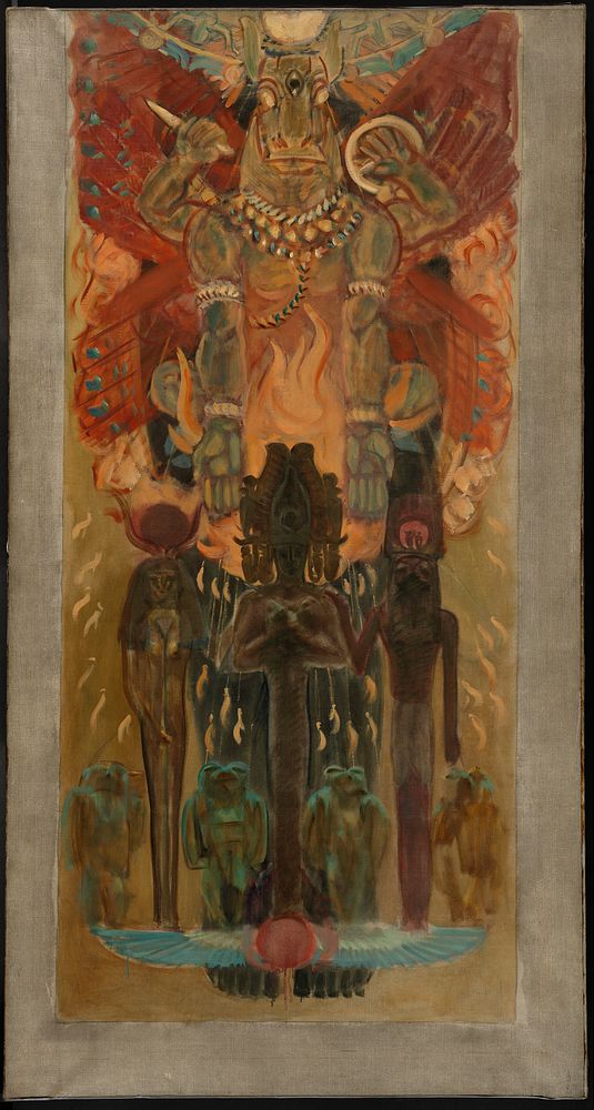             Study for Moloch           by John Singer Sargent