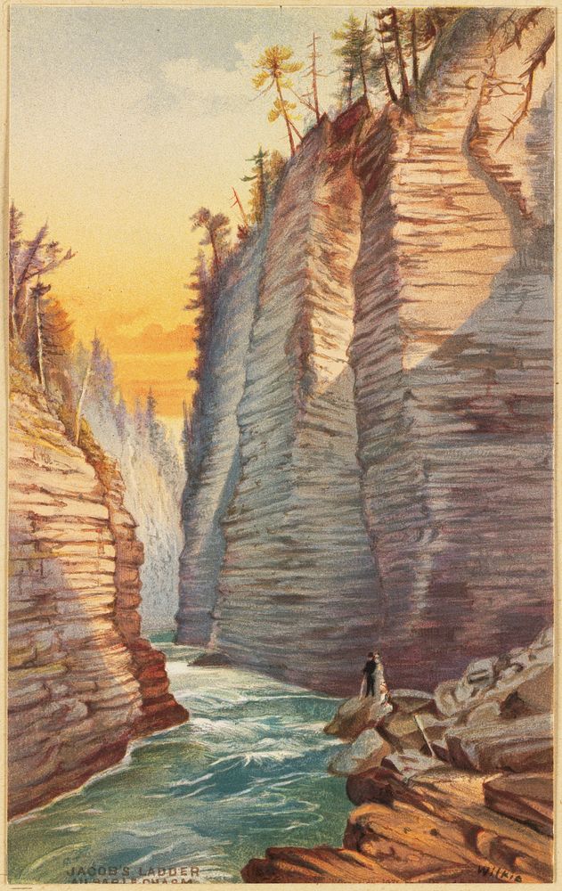             Jacob's Ladder, Au-sable Chasm           by Robert D. Wilkie