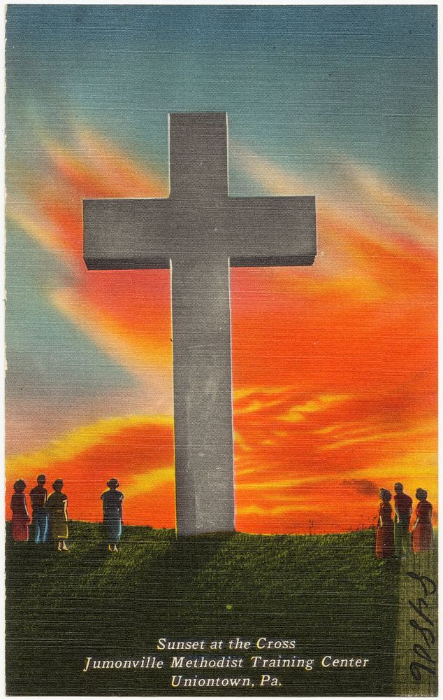             Sunset at the Cross, Jumonville Methodist Training Center, Uniontown, Pa.          