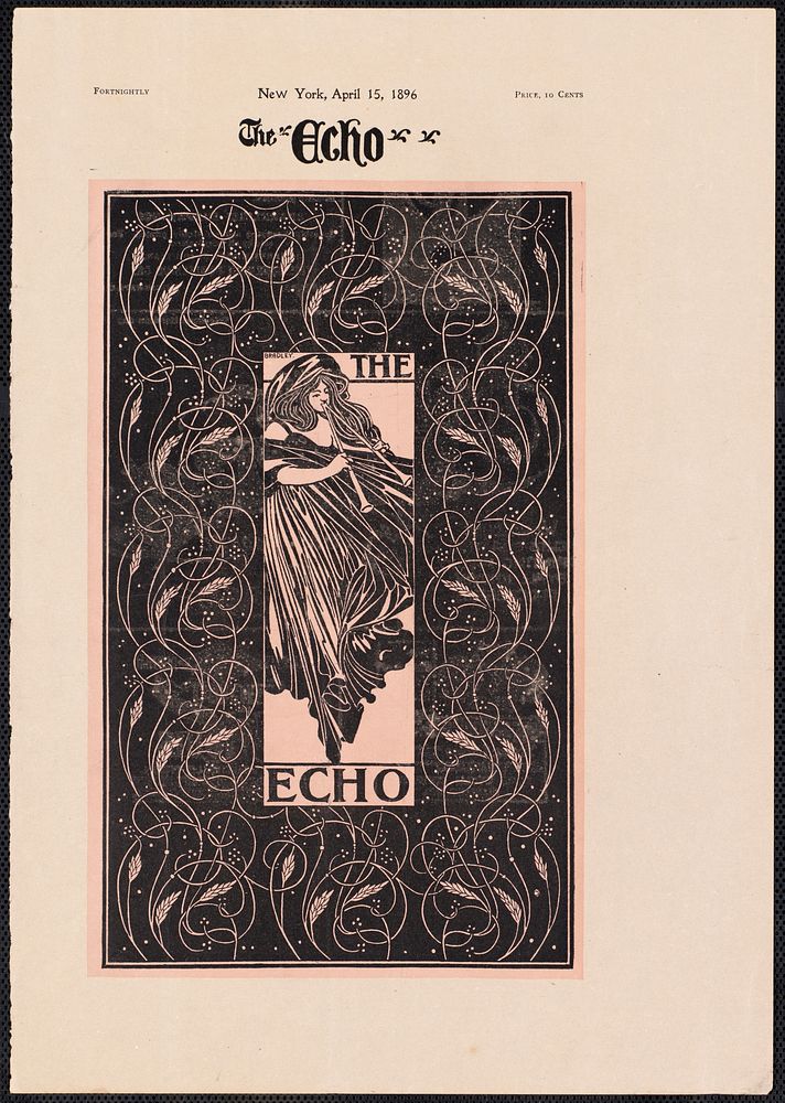             The echo, Chicago, April 15, 1896           by Will H. Bradley