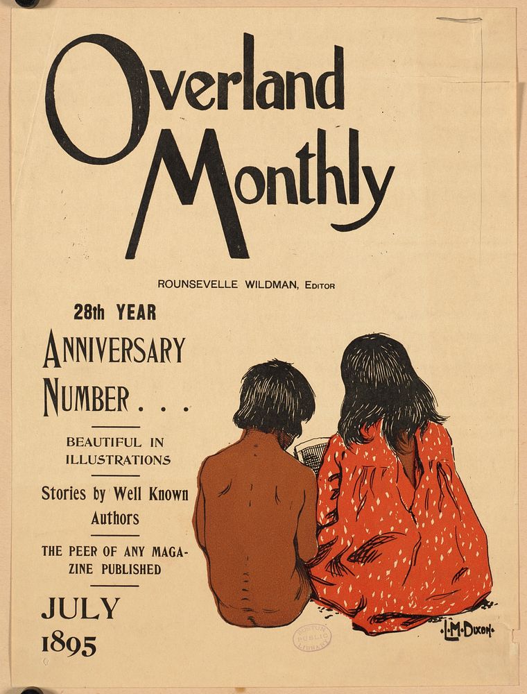             Overland monthly, 28th year anniversary number... July 1895          