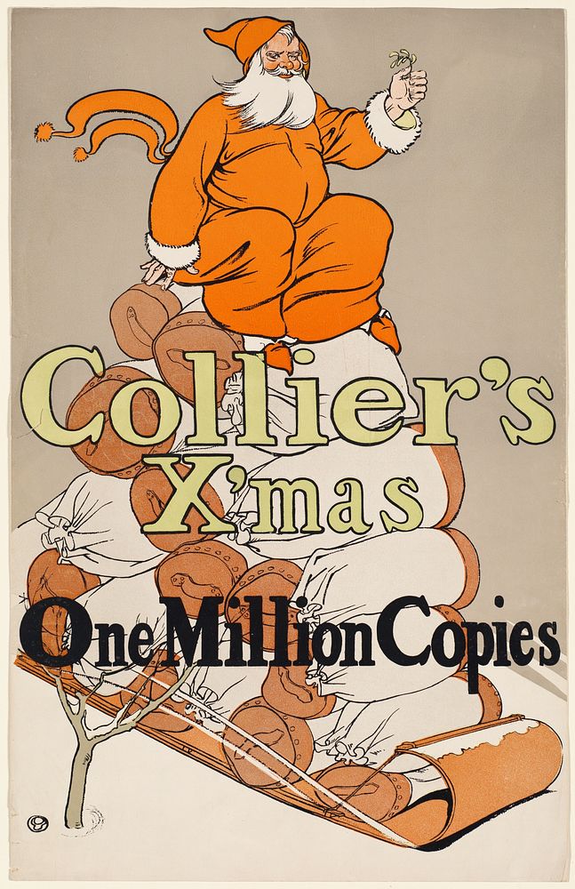             Collier's X'mas, one million copies           by Edward Penfield