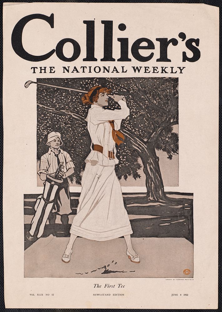 Collier's, the national weekly, the first tee by Edward Penfield