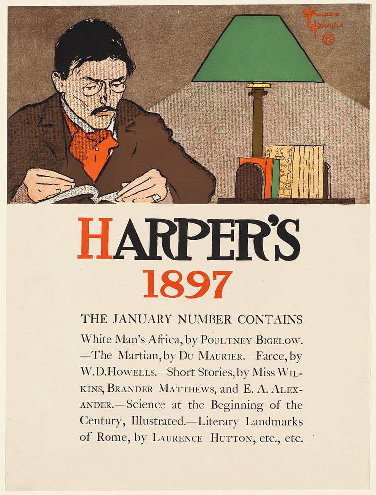            Harper's 1897           by Edward Penfield