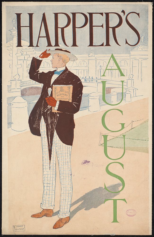             Harper's August           by Edward Penfield