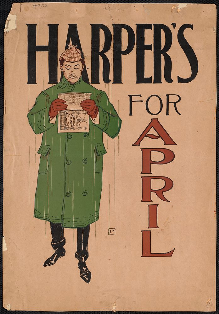             Harper's for April           by Edward Penfield