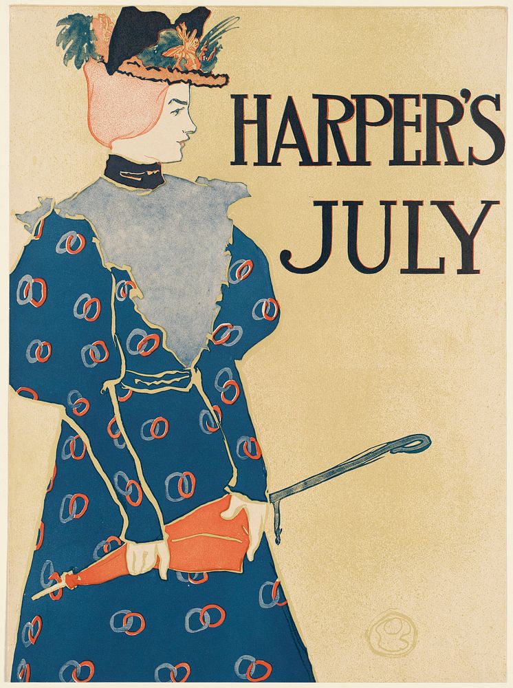             Harper's July           by Edward Penfield