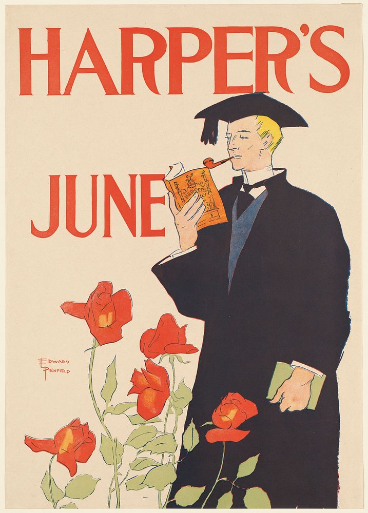             Harper's June           by Edward Penfield