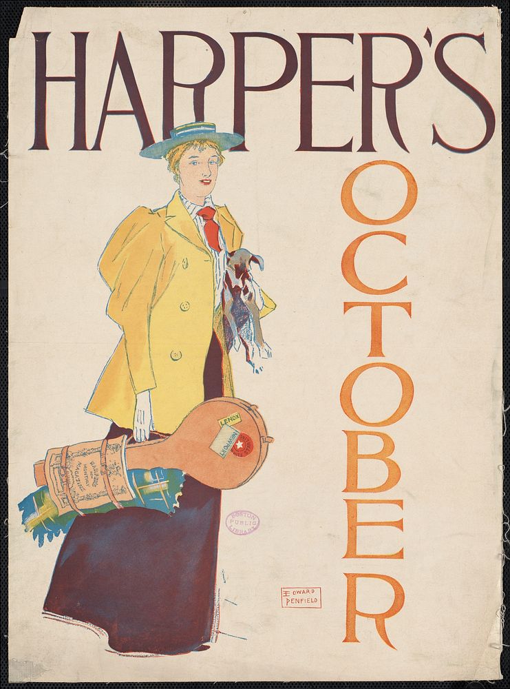             Harper's October           by Edward Penfield