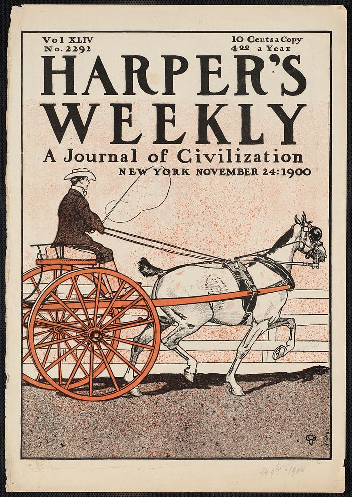             Harper's weekly, a journal of civilization, New York, November 24: 1900           by Edward Penfield