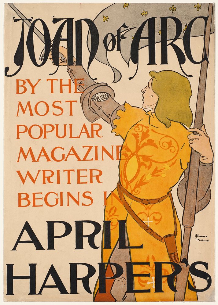             Joan of Arc, April Harper's           by Edward Penfield