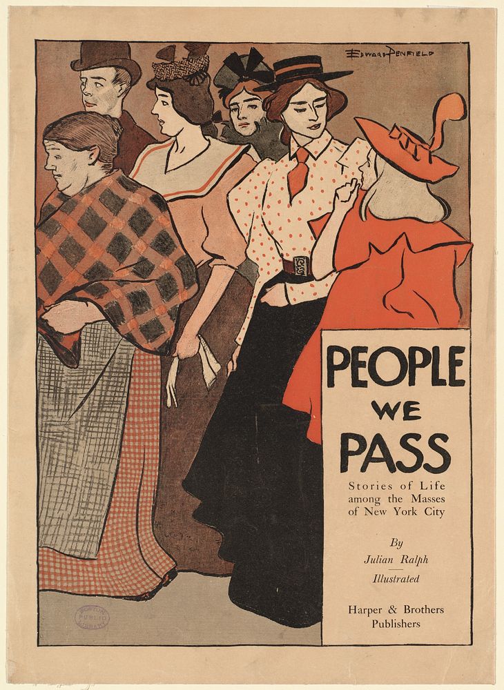             People we pass           by Edward Penfield