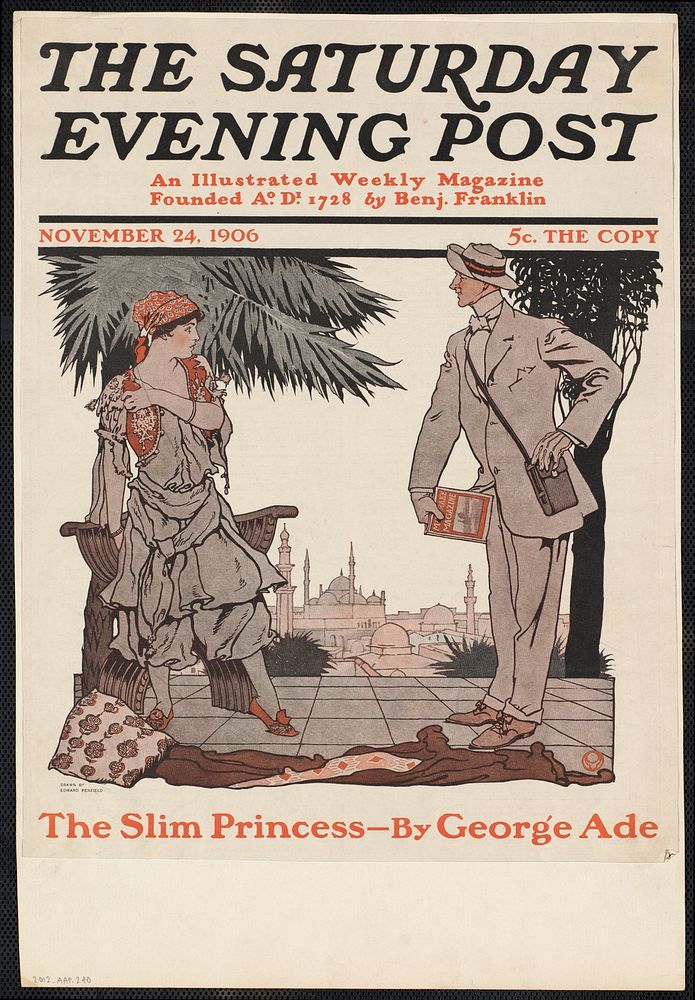             The Saturday evening post, November 24, 1906           by Edward Penfield