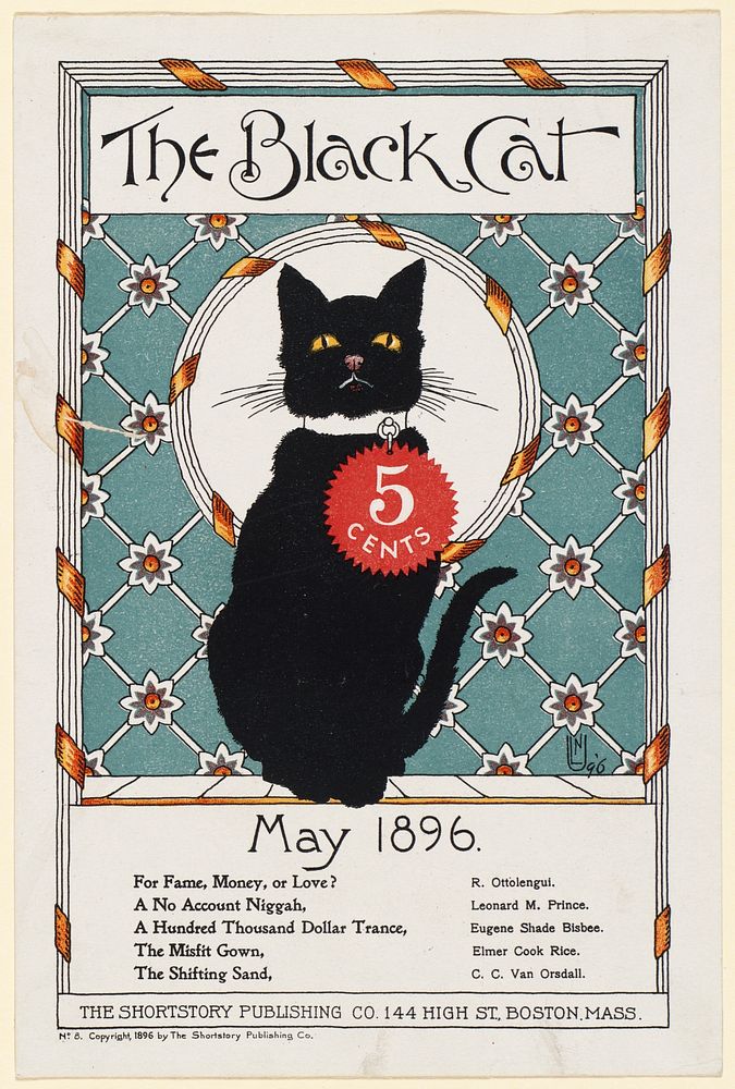             The black cat, May 1896.          