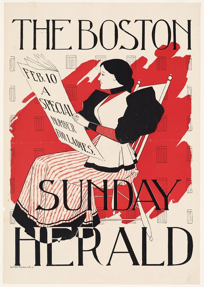             The Boston Sunday herald, Feb. 10. A special number for ladies.          