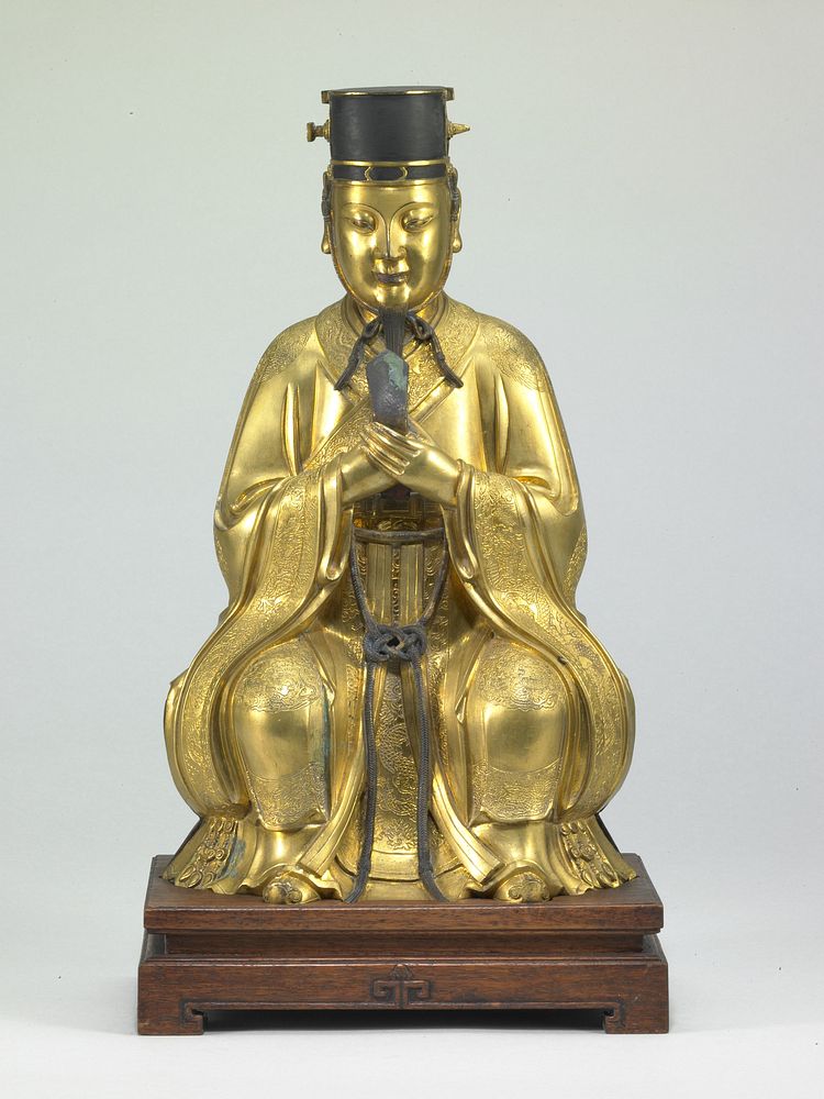 Seated Figure of the Daoist Deity, Emperor Guan (Guan di)
