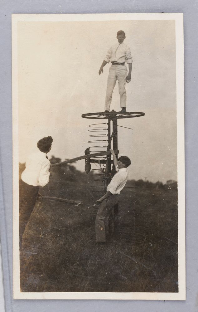 Untitled (Three Men with Overturned Plough)