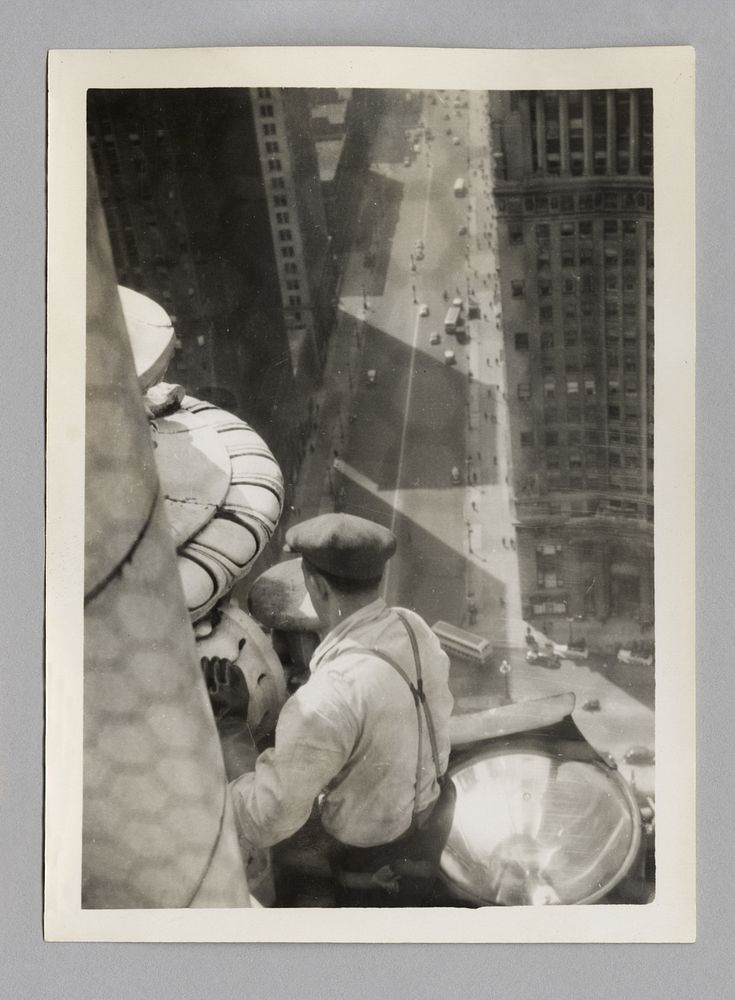 Untitled (worker on skyscraper)