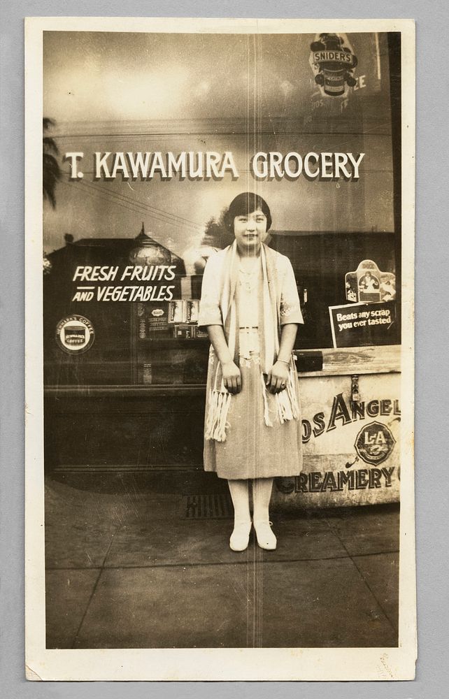 Untitled (grocery store and woman)