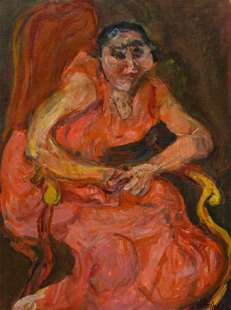 Woman in Pink (ca. 1924) by Cha&iuml;m Soutine.