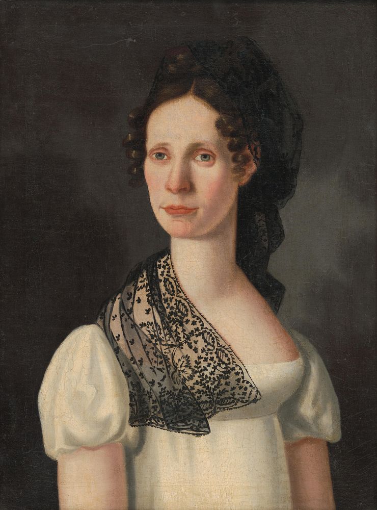 Portrait of apolónia kubínyiová by Kubínyiová