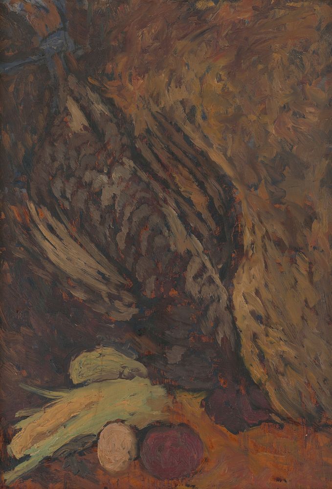 Still life with a pheasant by Zolo Palugyay