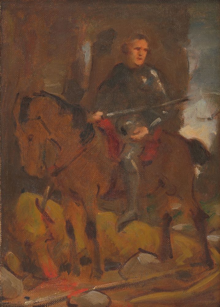 A study of a historical painting by Milan Thomka Mitrovský