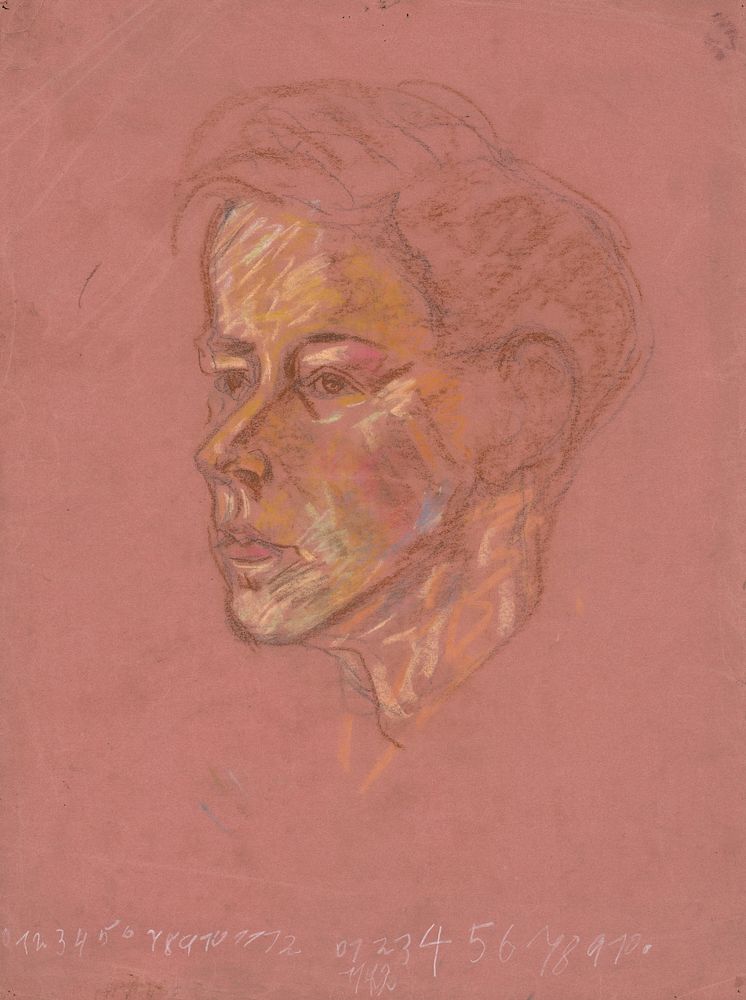 A boy's head by Arnold Peter Weisz Kubínčan