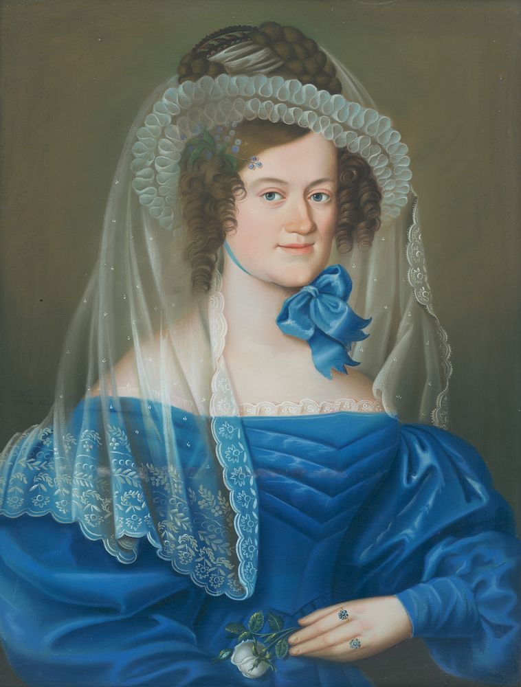 Portrait of babette von wieland, K&aacute;roly Wieland