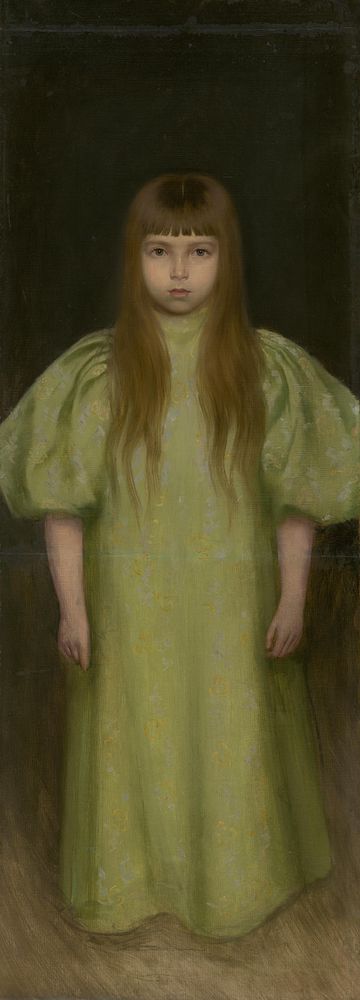 Margita czóbelová as a girl by Ferdinand Katona
