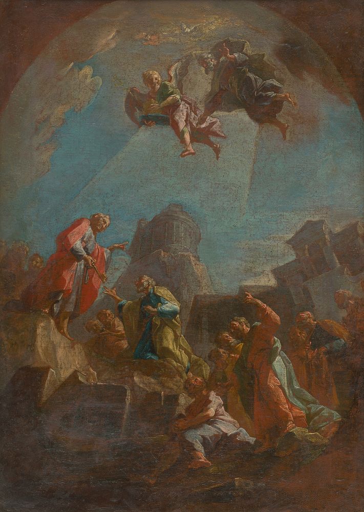 Delivery of the keys to saint peter, Josef Anton Zoller