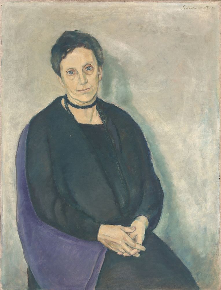 Portrait of mother, Julius Schubert