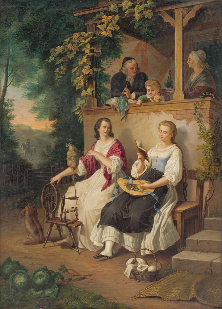 Family idyll, Peter Michal Bohuň