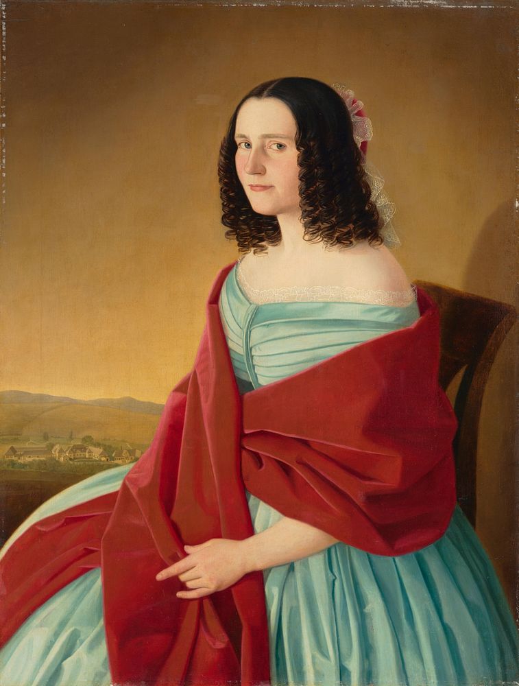 Portrait of mária szmrecsányi, Jozef Bozetech Klemens