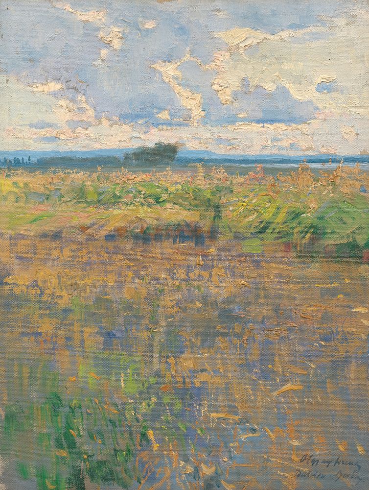 Summer landscape, Ferenc Olgyay