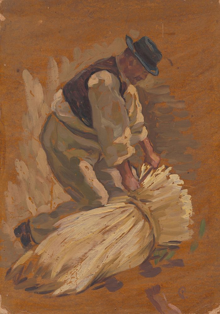 Study of a sheaf-binder by Štefan Polkoráb