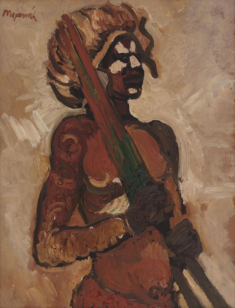 Black warrior by Cyprián Majerník