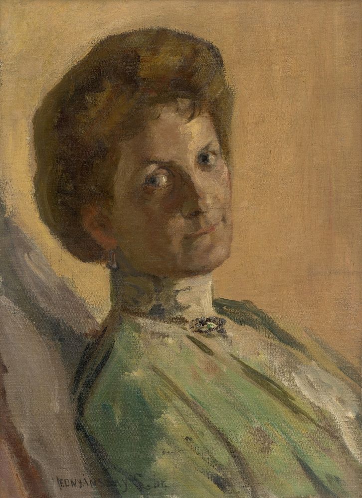 Portrait of countess nyáryová by László Mednyánszky