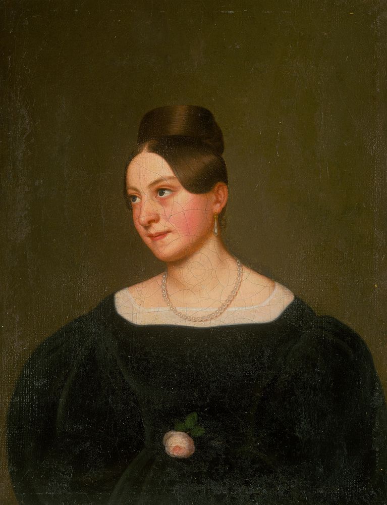 Portrait of a young lady, Jozef Czauczik