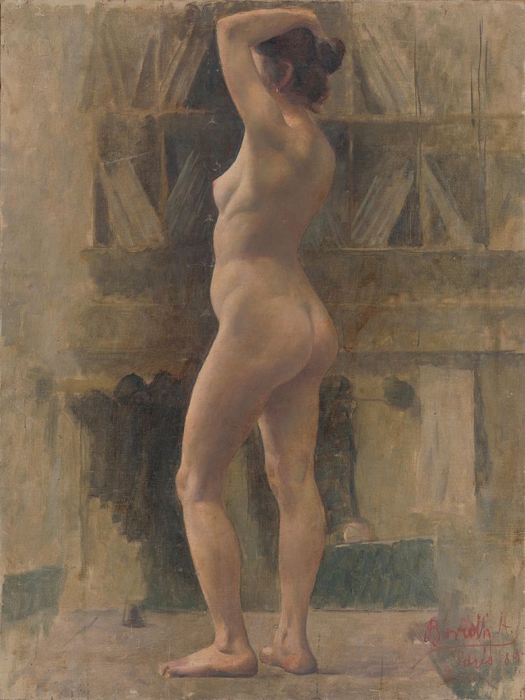 Female nude, Andor Bor&uacute;th