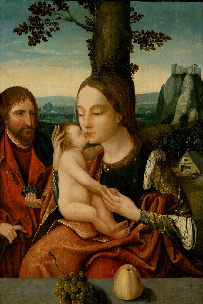 Holy family, Antwerp Painter