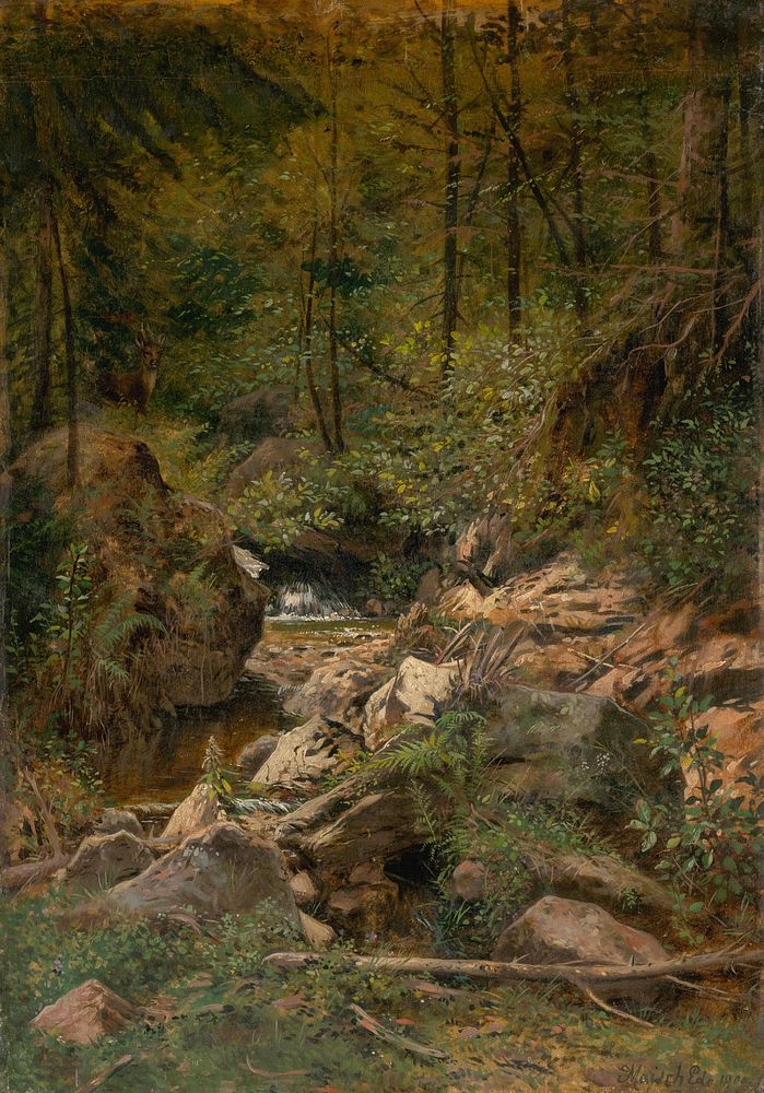 Forest stream, Eduard Majsch