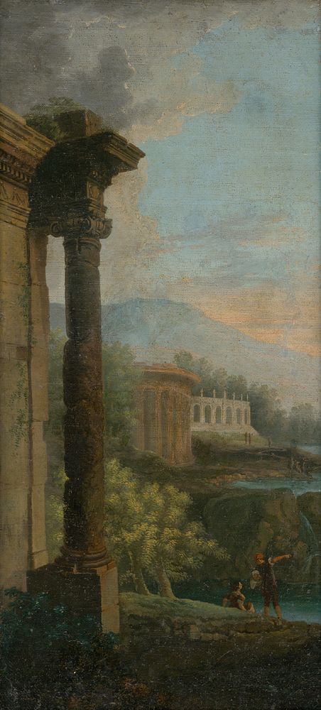 Romantic landscape with architecture, Giovanni Paolo Panini